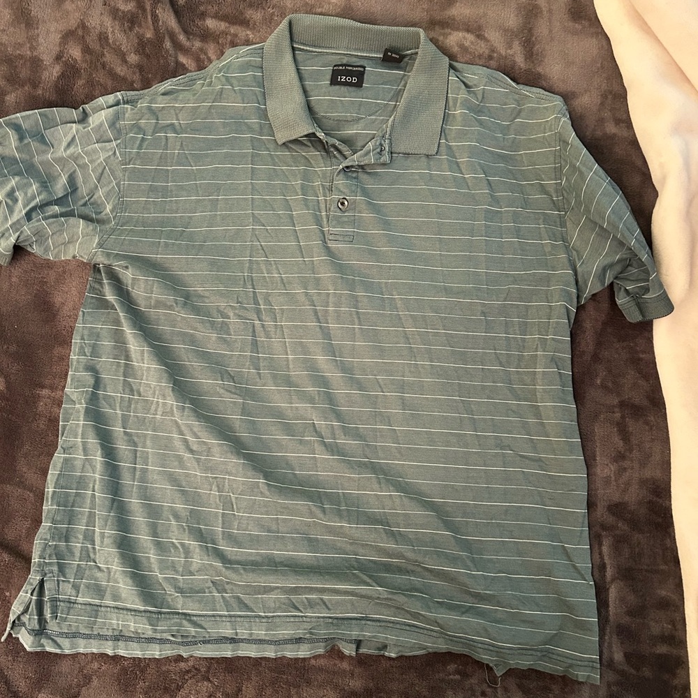Izod Men's Polo Shirt with Stripes
